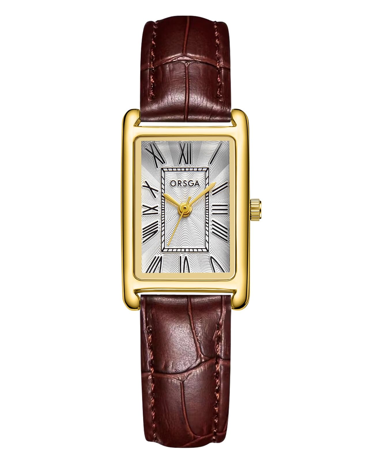 CIVO Vintage Armbanduhr Damen Römisches: Rechteckiges Gehäuse Damenuhr Analoge Quarz - Geschenke für Elegante Damen Mama Freundin Jahrestag Valentinstag