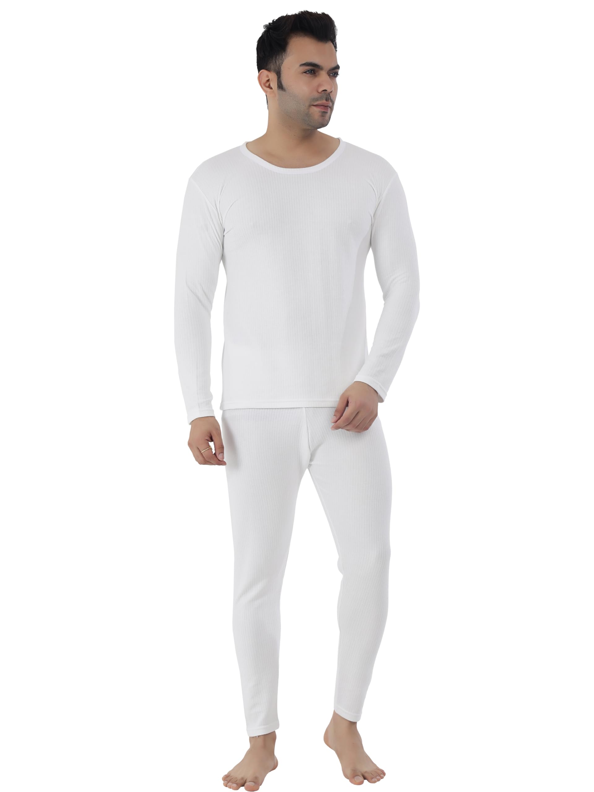 selfcare Men's Polycotton Full Sleeve Round Neck Thermal Top-Pyjama| (Pack of 1)-picture-52