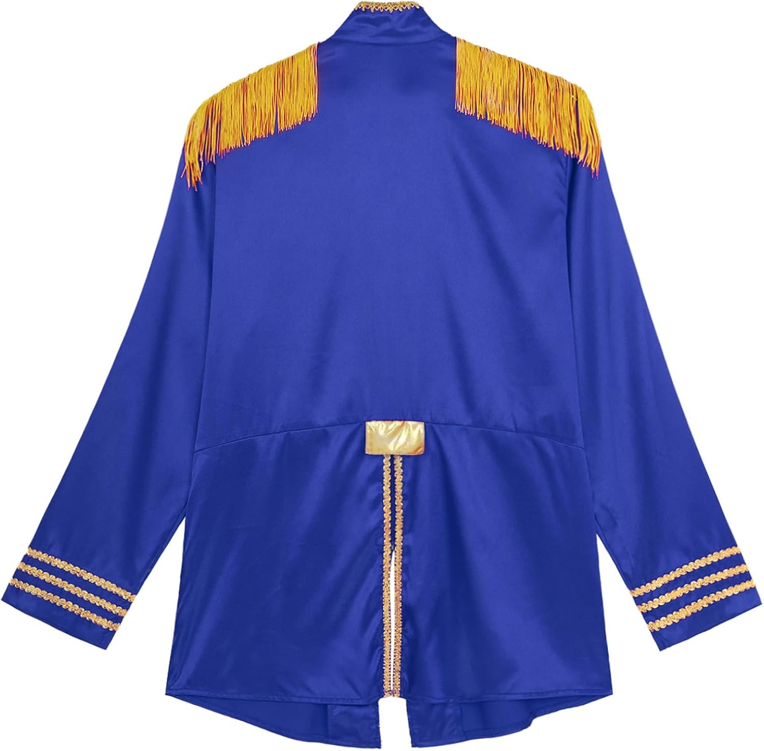 Linjinx Men's Adults Fancy Dress Hippie 1960s Satin Cardigan Coat SGT Sergeant Pepper Costume - Image 6