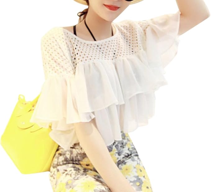 Amazon おしゃれ かわいい メッシュ 使い 半袖 フリル ブラウス おしゃれ レース 使い 長袖 シャツ ブラウス モノトーン 花柄 スカート モノトーン ワンピース ギャザー 着心地 デート Uv カット チェック 重ね着 カジュアル ボーダー サマー セーター ドレス