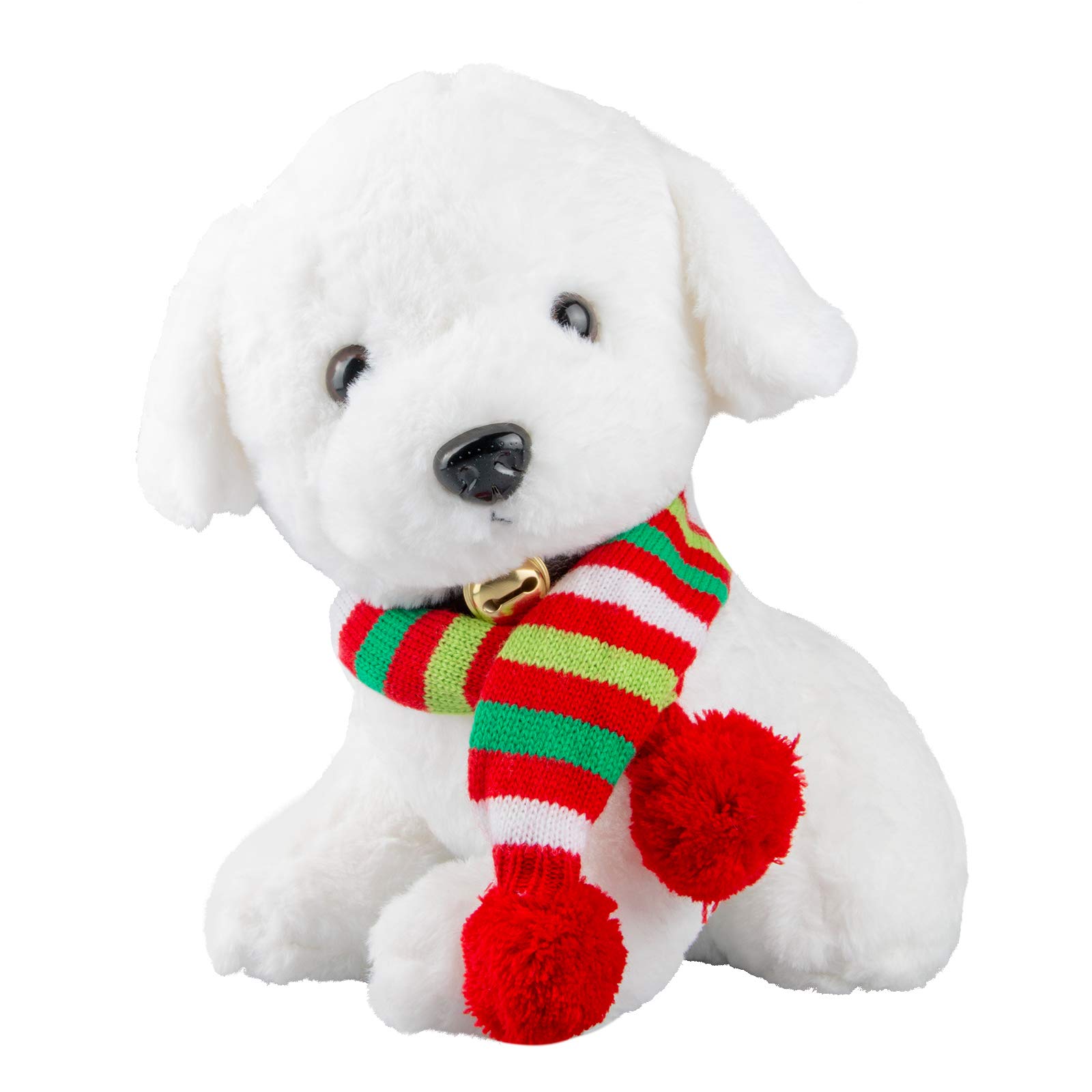 Écharpe Tricotée Noël Pour Chien Et Chat - Motif Rayé Rouge Et Vert - Décorative Et Chaude Pour L'hiver