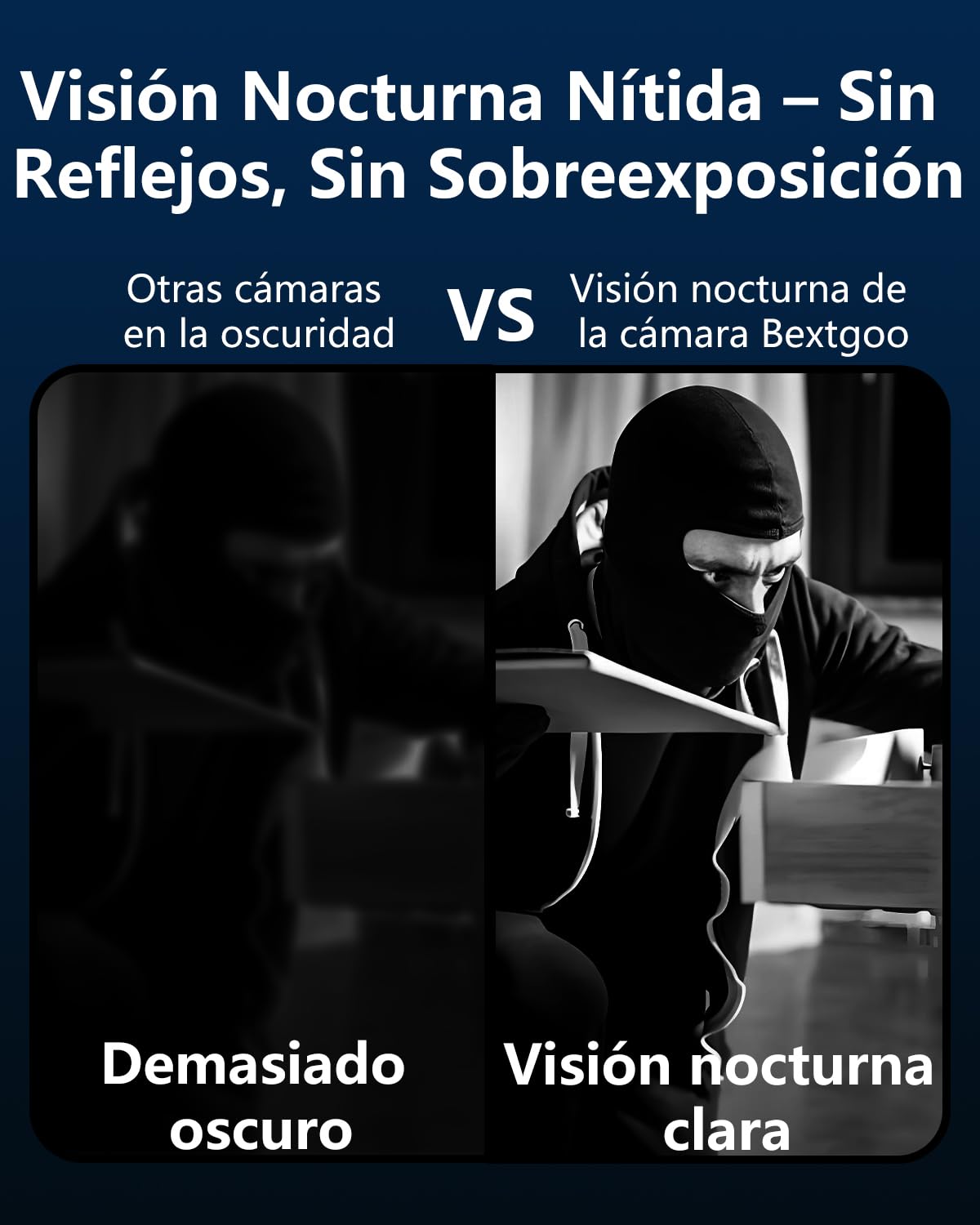 Mini Camara Espia WiFi, 4K Camara de Vigilancia Inalambrica de Bajo Consumo con 50 Días de Autonomía, Detección de Movimiento IA, Visión Nocturna, con Prueba en la Nube de 30 Días para Hogar/Mascota