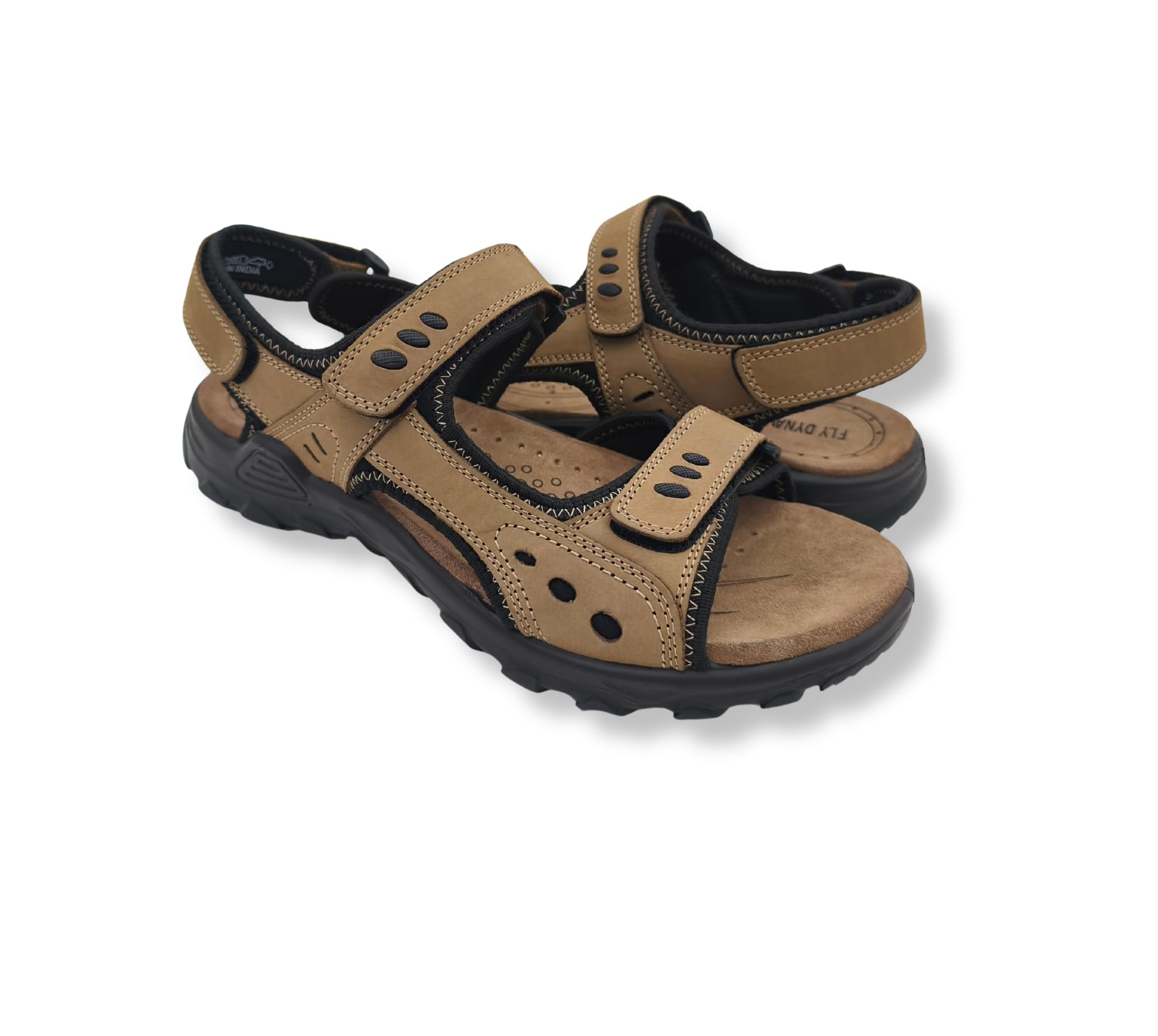 Sandali Estivi Uomo Trekking, Scarpe Estive Mare, Montagna e Spiaggia, Sandalo in Pelle con Strappo, Produzione Artigianale