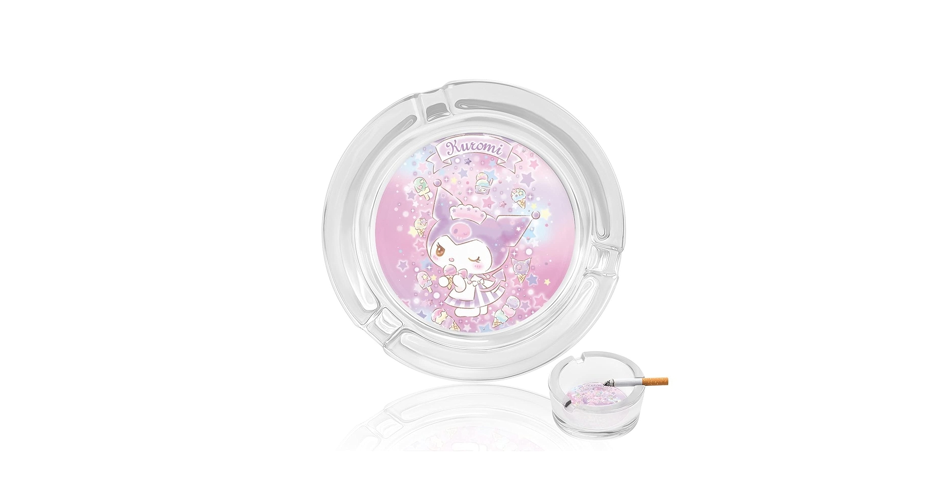 ガラス灰皿　新品未使用　明治生命記念グッズ ガラス灰皿 明治生命記念グッズ 灰皿 ガラス