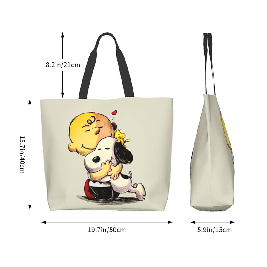ピオヌンナル　スヌーピー＆チャーリー・ブラウン トートバッグ Amazon.co.jp: スヌーピー チャーリーブラウン トートバッグ