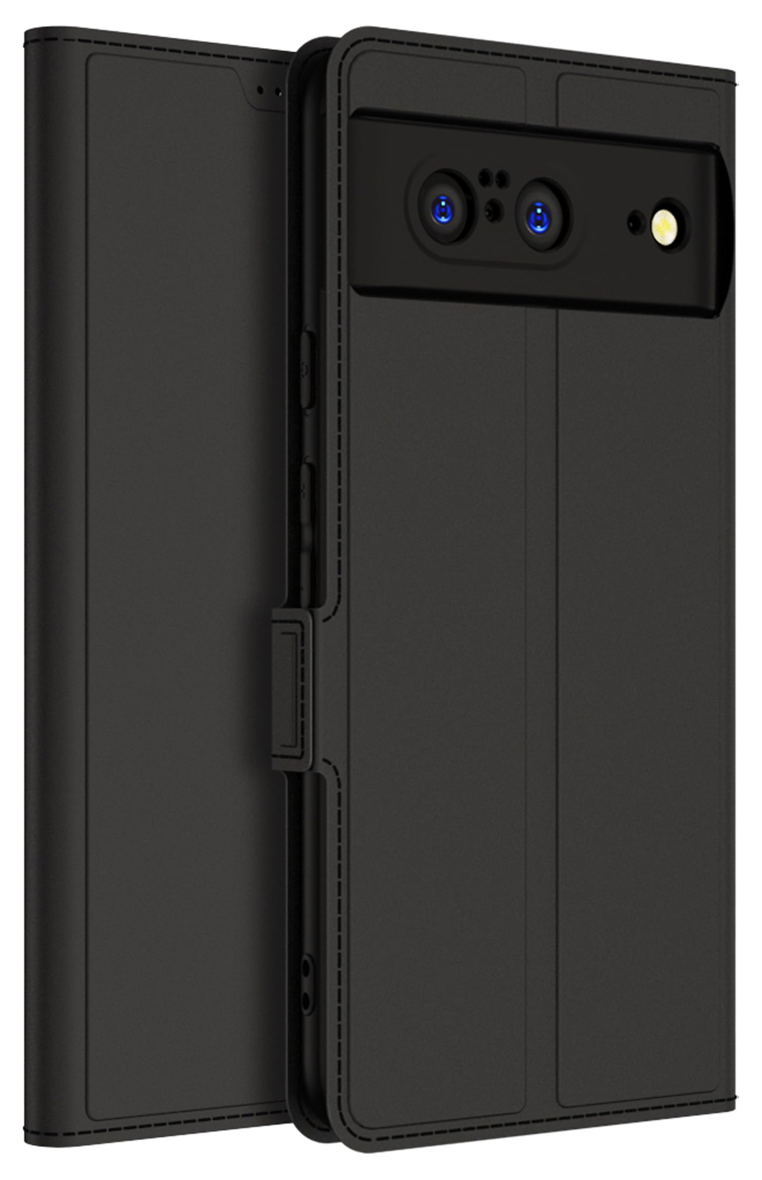 Kapa Noble Slim Magnetic Leather Flip Case Cover for Google Pixel 8 | Card Holder Stand Leather Flip Wallet Case (Black) (B0CQM4SWSD) Amazon Price History, Amazon Price Tracker
