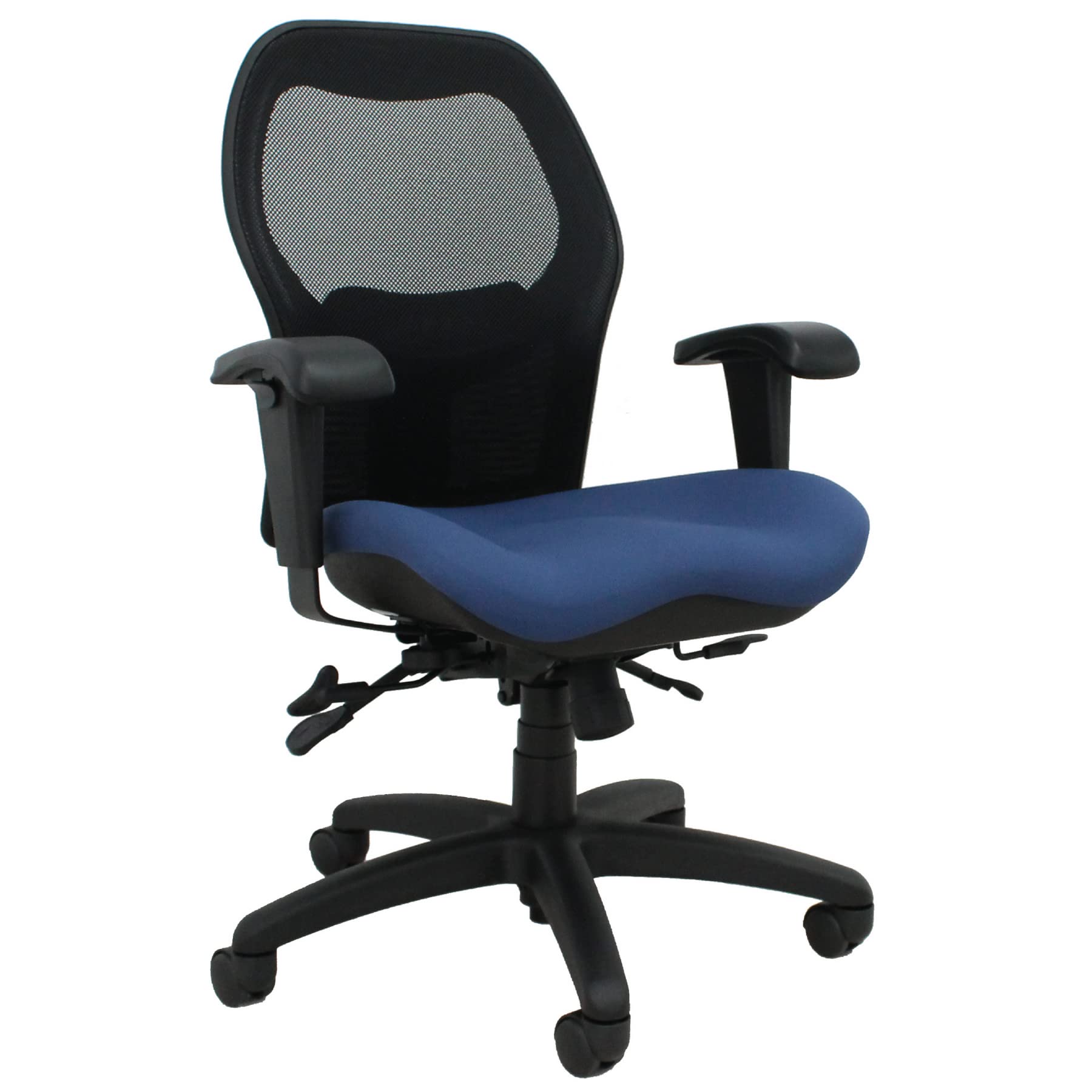 BodyBilt Seating Sola LT Ergonomic Office Chair | Comfortable Mid Back Computer Chair | Back Support