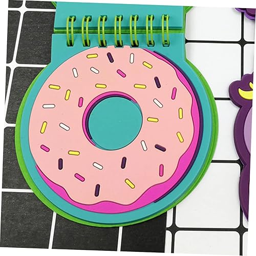 Miniatura 4 de Operitacx 2pcs Pocket Notebook Spiral Planner Undated Small Memo Pad Girl Notebook Cartoon Notepads Weekly Monthly Agenda Spiral Notepads Spiral