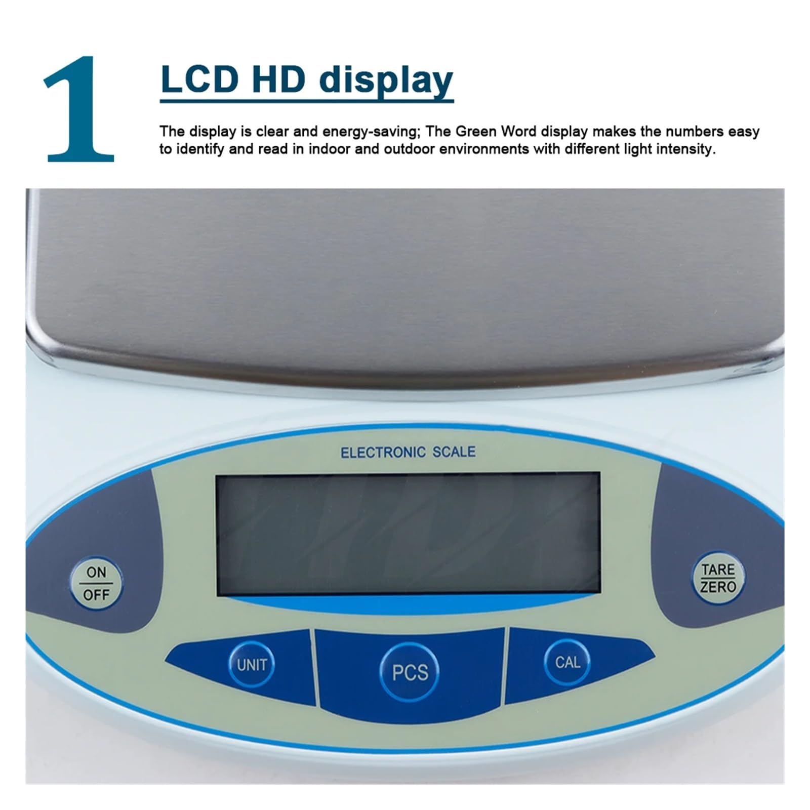 Balanza electrónica digital de alta precisión for laboratorio, joyería, cocina, industrial, 3000/5000 g/30 kg, 0,01 g/0,1 g Para uso de bricolaje(20kg 0.1g)