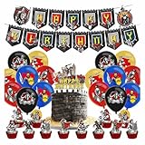 5. Polyvalent et adapté à de nombreuses célébrations, ce kit déco fête médiévale s’utilise pour anniversaires, soirées costumées, événements saisonniers ou fêtes familiales : le set décoration anniversaire médiévale permet de personnaliser différents espaces, qu’il s’agisse d’une salle intérieure ou d’un jardin, offrant une grande flexibilité pour créer une atmosphère festive, immersive et photogénique pour immortaliser chaque instant de l’événement.