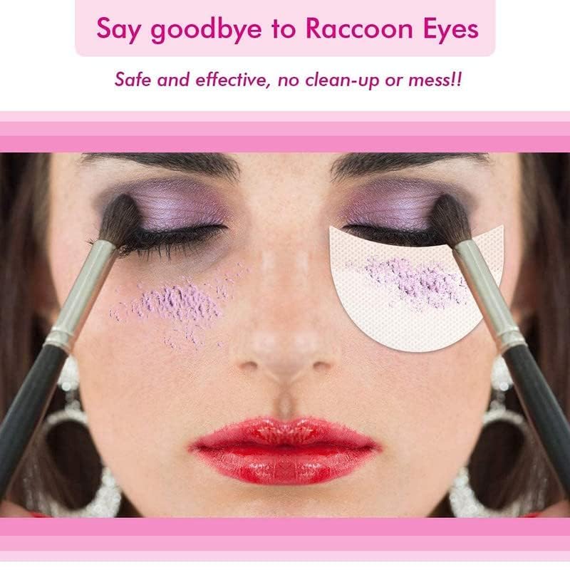 Under Eye Patches for Eyelash Extensions, Disposable Eye Tips Sticker Wraps, Makeup Tools, 20 Pieces, Black