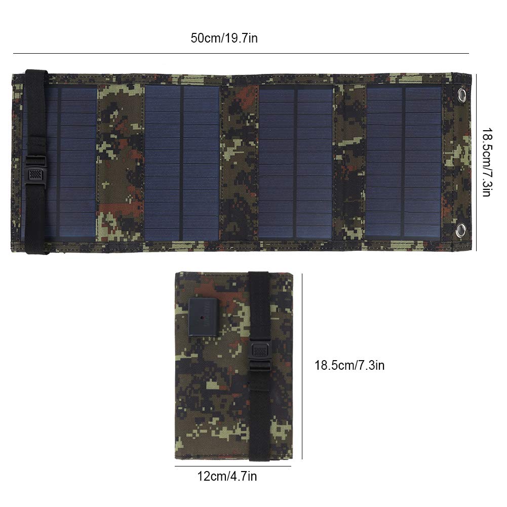 10W, 5.5V Foldable Solar Panel Portable Emergency Charger for Phone Power Bank with Solar Power Supplies