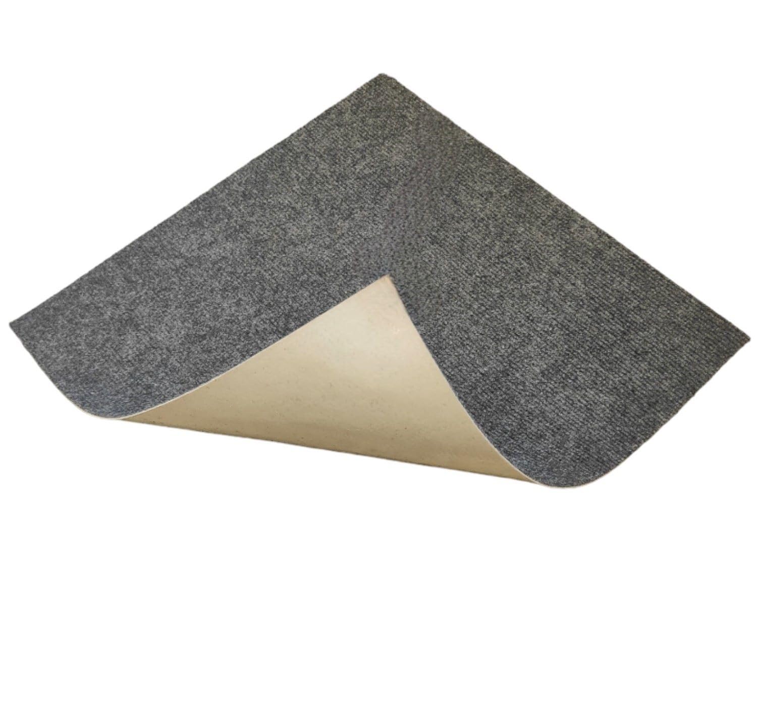 Moqueta Suelo Lavable Adhesiva 50x50 Gran Formato Gris | Caja 20 uds - 5m² | Menos juntas, más estéticas, montaje ultra rápido con tijera o cúter