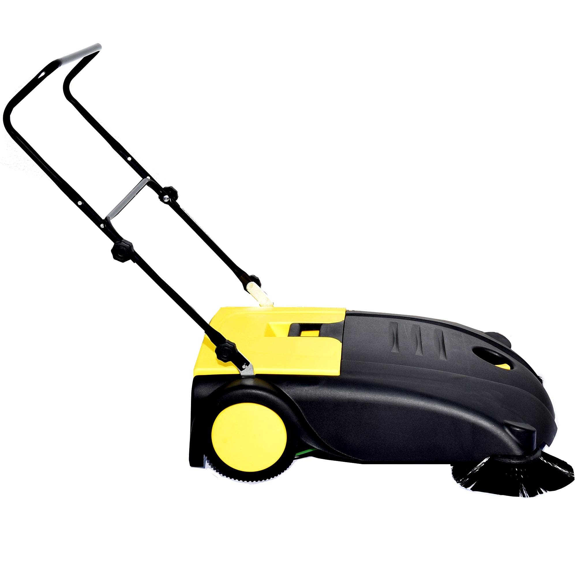 Syntrox Germany Kehrmaschine mit 2 Kehrbürsten 80 cm