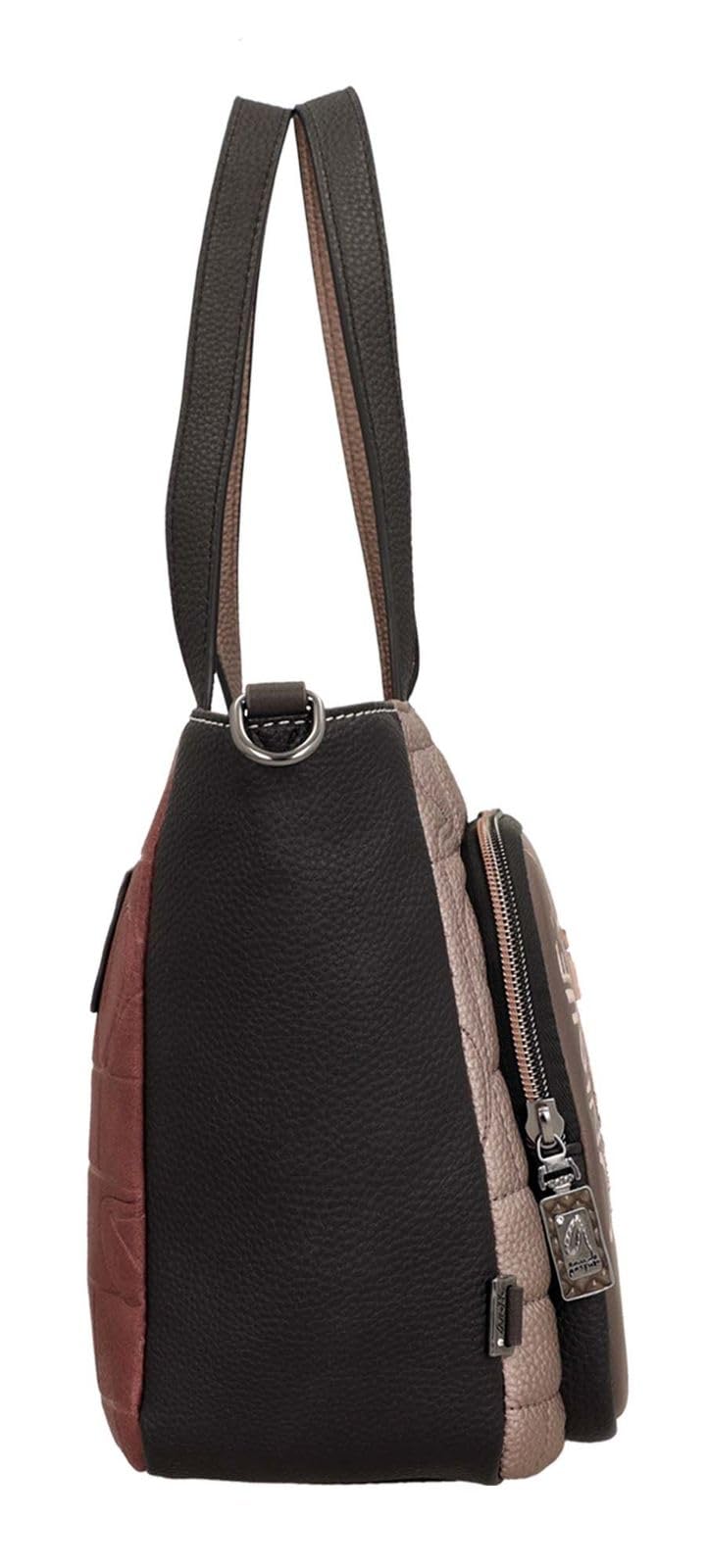 Anekke Bolso de Asa Corta Colección Mademoiselle | Bolso para Mujer con Cierre Cremallera y Varios Compartimentos | Medidas 29x23x10 cm