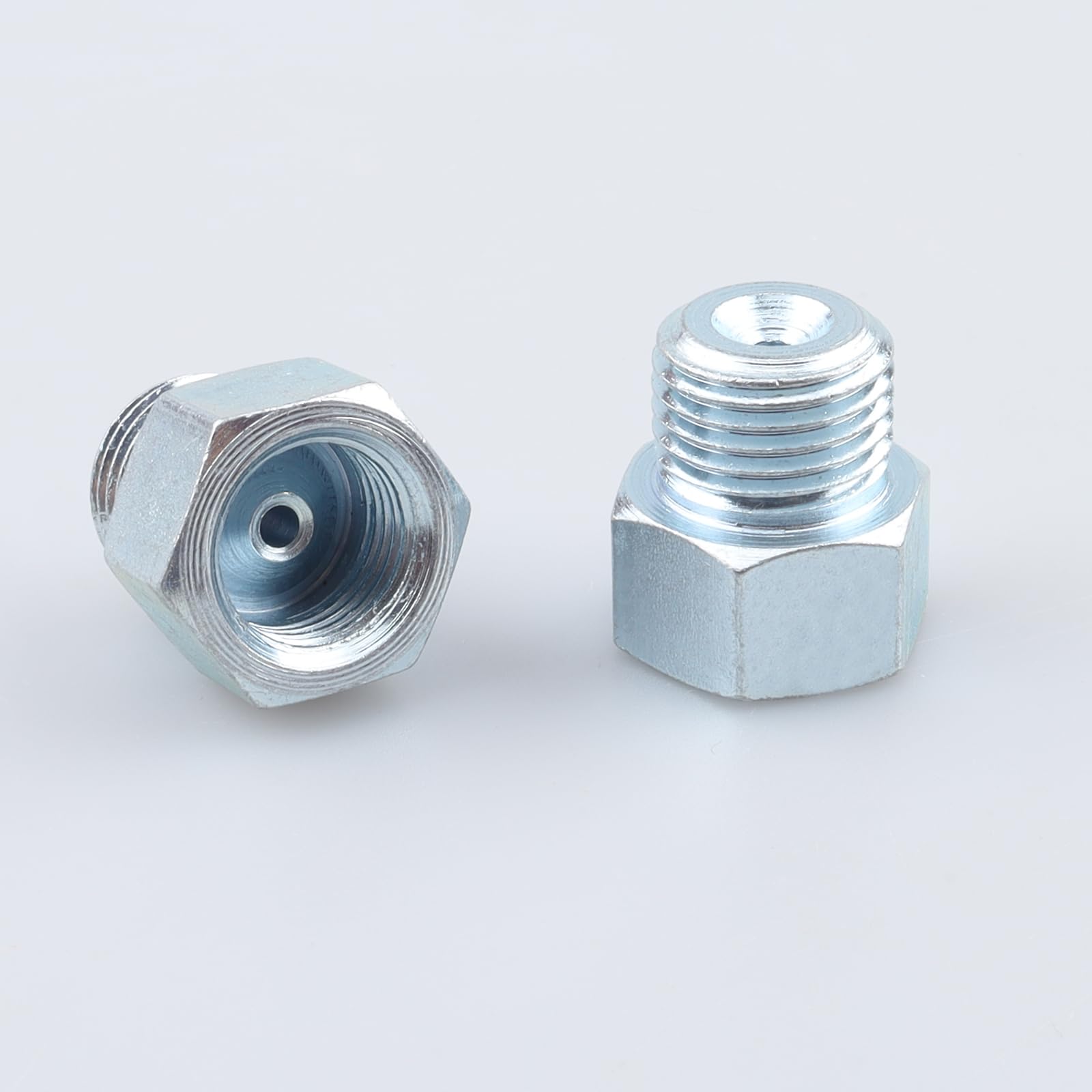 AC PERFORMANCE 1/2x20 Inverted to 9/16x18 Male Fittings Zinc Steel 2PCS