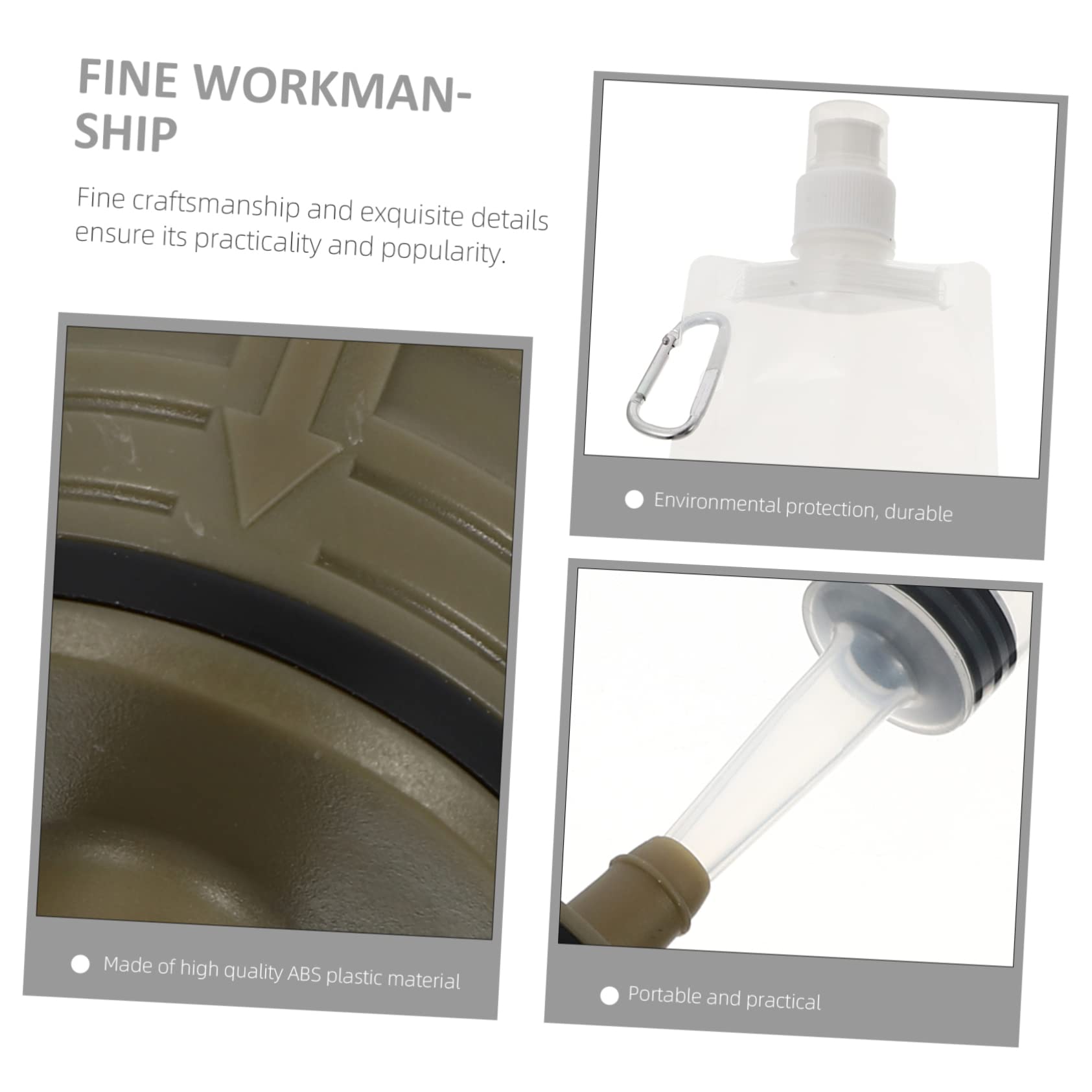 YARNOW 2pièces Purificateur Eau Portable Filtre à Eau Pour Camping Randonnée Et Situations Urgence Élimine Impuretés Pour Activités Extérieur Mini Filtre Pratique