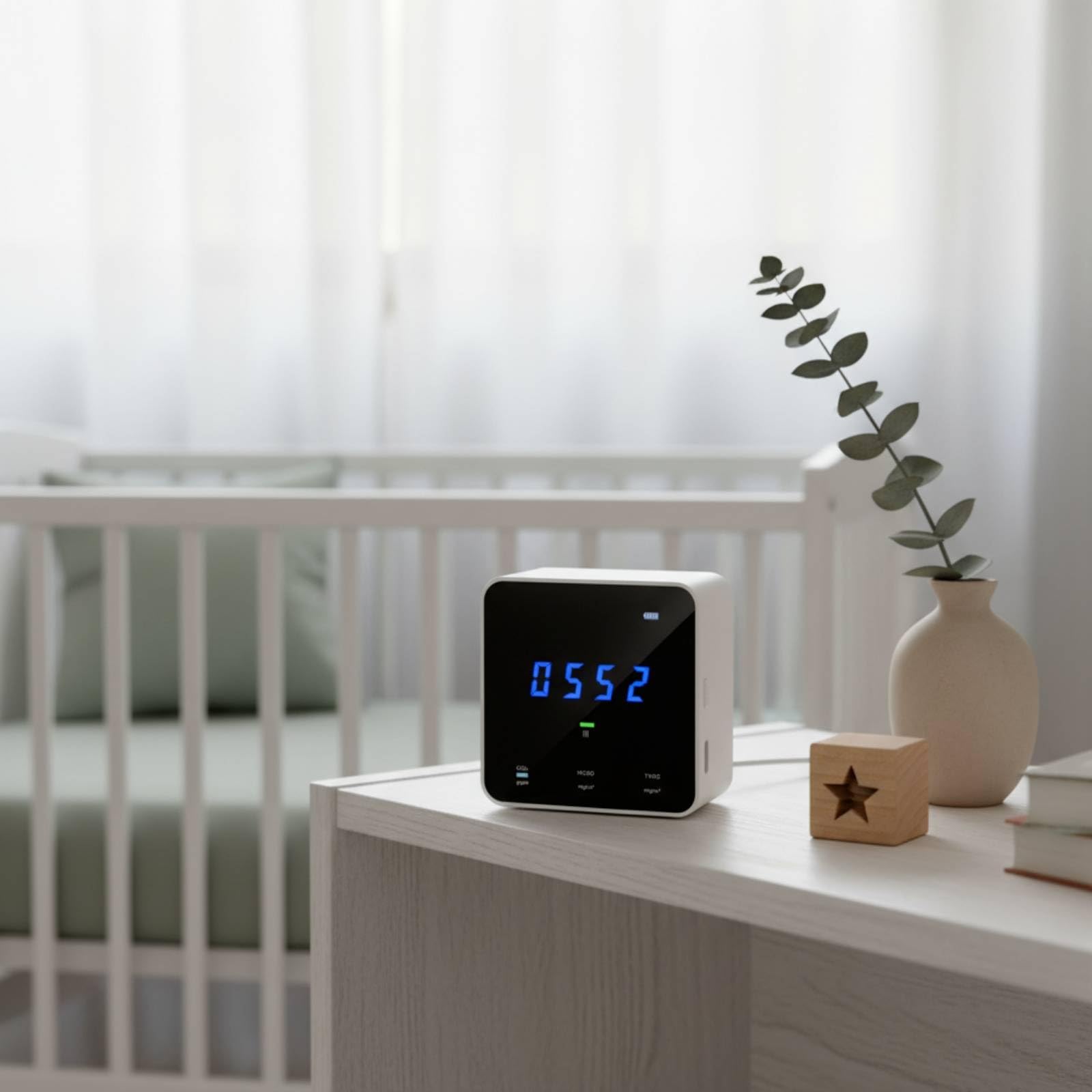 Rilevatore di Qualità ''atmosfera da Tavolo Accurato Rilevatore a Qualità '’atmosfera con Display Digitale Rapido Di