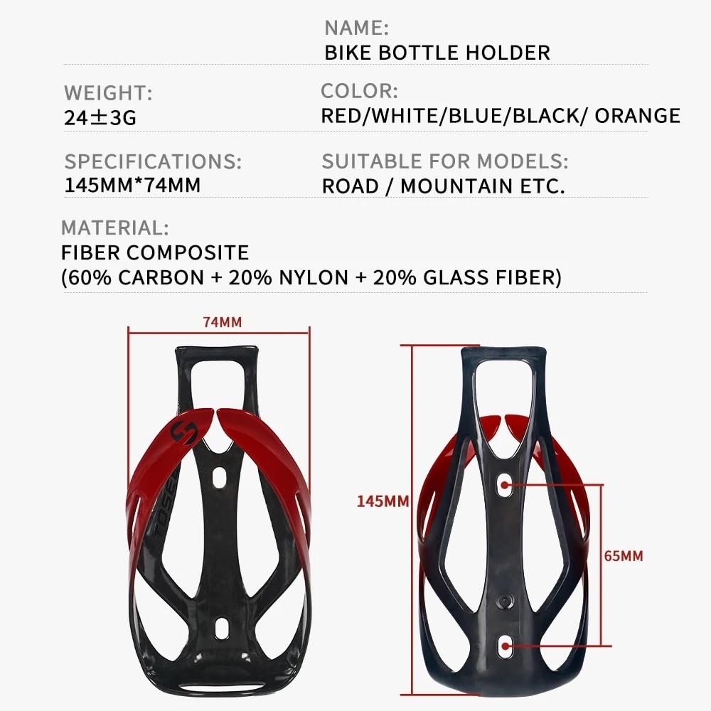 Flaschenhalter Fahrrad 2Pcs Fahrrad Flasche Käfig Universal Straße Mountainbike Wasser Tasse Halter Outdoor Reiten Ausrüstung Fahrrad Flasche Halter GeträNkehalter Fahrrad(White-2PCS)