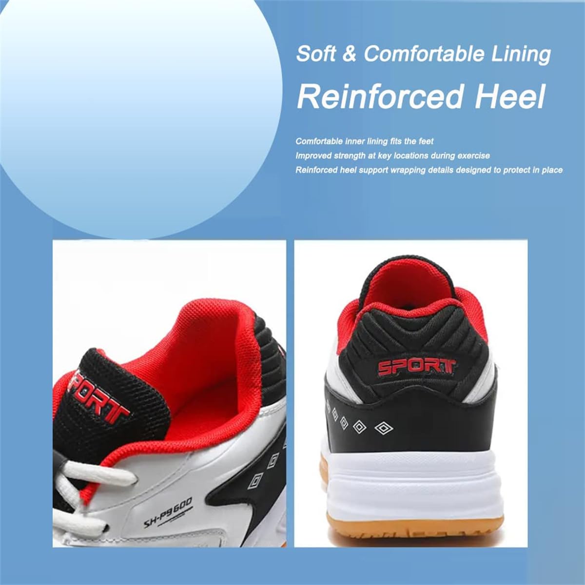 Zapatos Deportivos de Pickleball para Hombres y Mujeres, Zapatillas de Tenis Antideslizantes para Todas Las Canchas, Bádminton, Squash y Racquetball