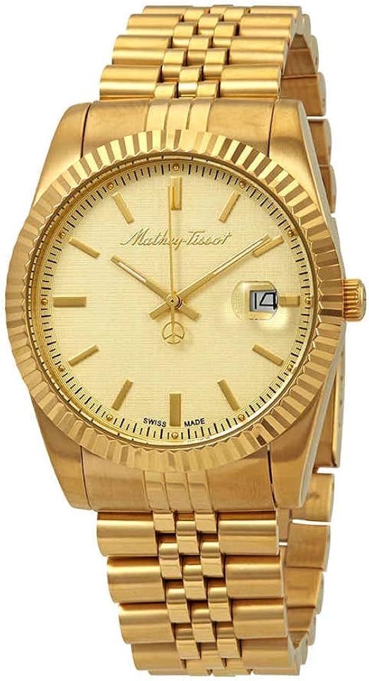 Amazon.com: Mathey-Tissot Mathey III Quartz Gold Dial Men's Watch H810PDI :  Clothing, Shoes \u0026 Jewelry