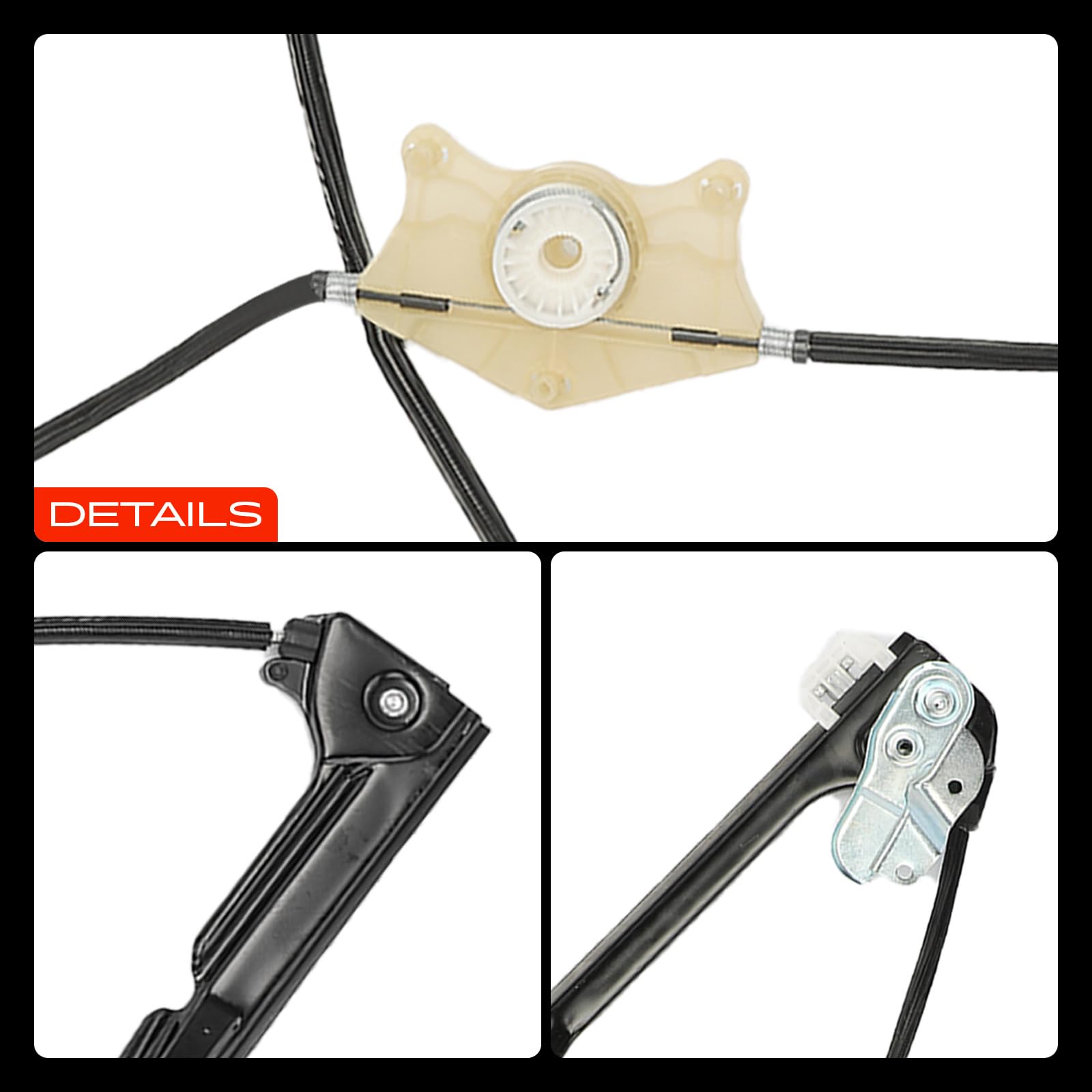 Frankberg Fensterheber Vorne Links Kompatibel mit T-o-u-r-a-n 1T1, 1T2 1T3 Alle Motoren MPV 2003-2015 1T1837461