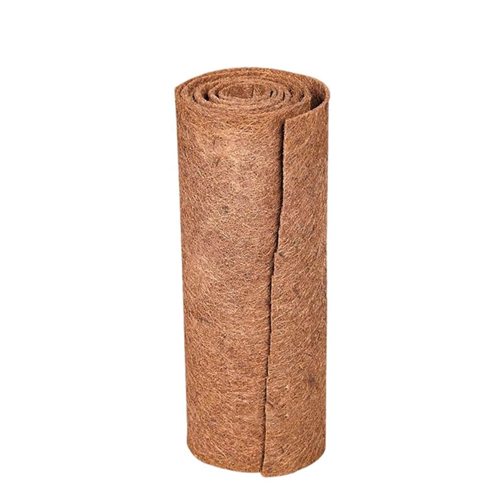REEYUILOF Plant Fiber Roll Reptile Carpet Mat Bedding Supplies Insulation Flowerpot Basket Coconut Coir Liner Sheet(100cmx40cm-2pcs)
