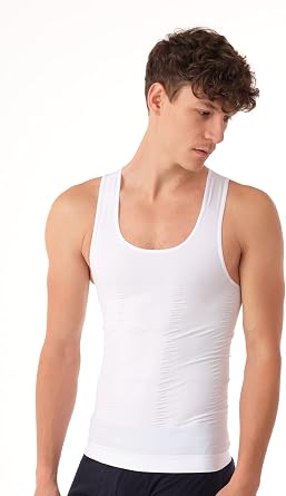 Recovering Athlete Corset for Men's Waist, Chest and Belly – Gynecomastia Supportive, Firming Upright Posture Corset