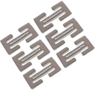 Frankie Seat Belt Adjuster - Pack of 6 - Super Sturdy and Durable - Won't Break Even After Decades of Use Unlike Flimsy Plastic Items - Stops Seatbelt from Strangling/Choking You, Breathe Again