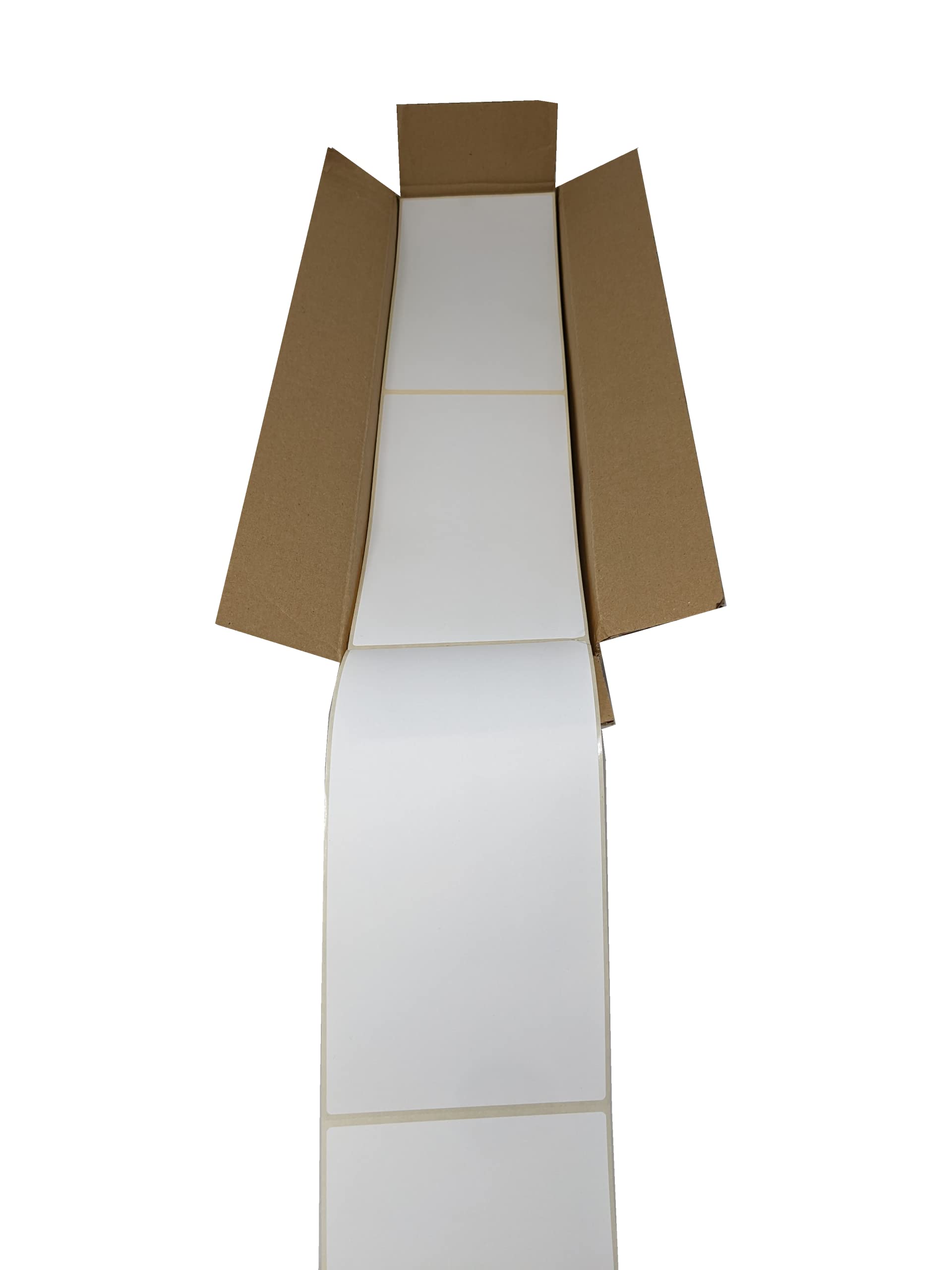 4 x 1000 Thermoetiketten Z-Falt Maße 103mm x 199mm Leporello für Versandetiketten DHL,GLS,DPD,UPS