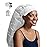 Boloye Hair Dryer Bonnet Attachment - 28.5 XL Hooded Dryer Cap for Faster Drying & Deep Conditioning, Extra-Large Space Fits Thick, Curly Hair & Styling Tools (Silver, Extra Large)