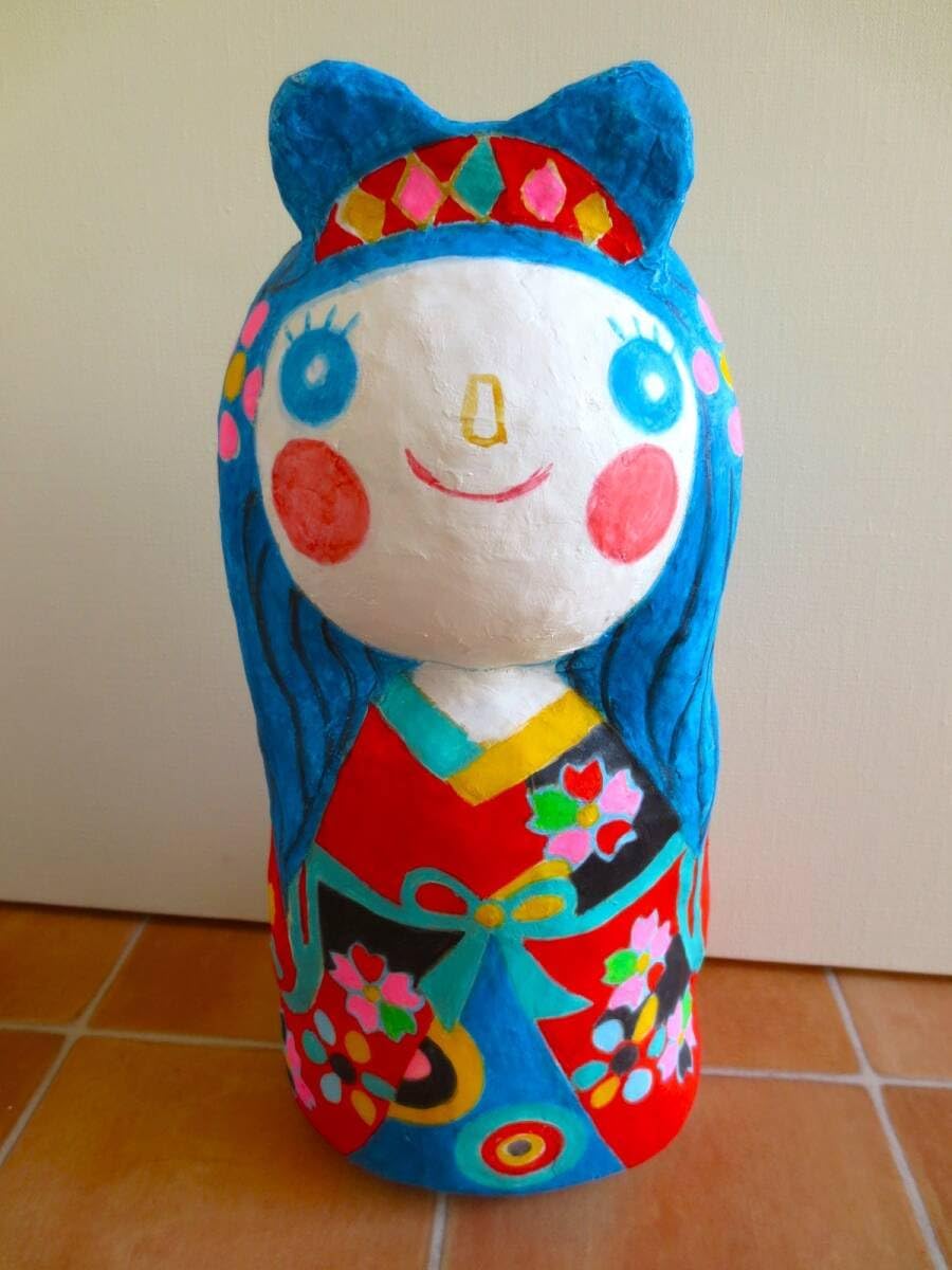 大阪関西万博　ミャクミャク　だるま 招福　中川政七商店　達磨　ダルマ　青色 大阪関西万博 ミャクミャク だるま 招福 中川政七商店 達磨