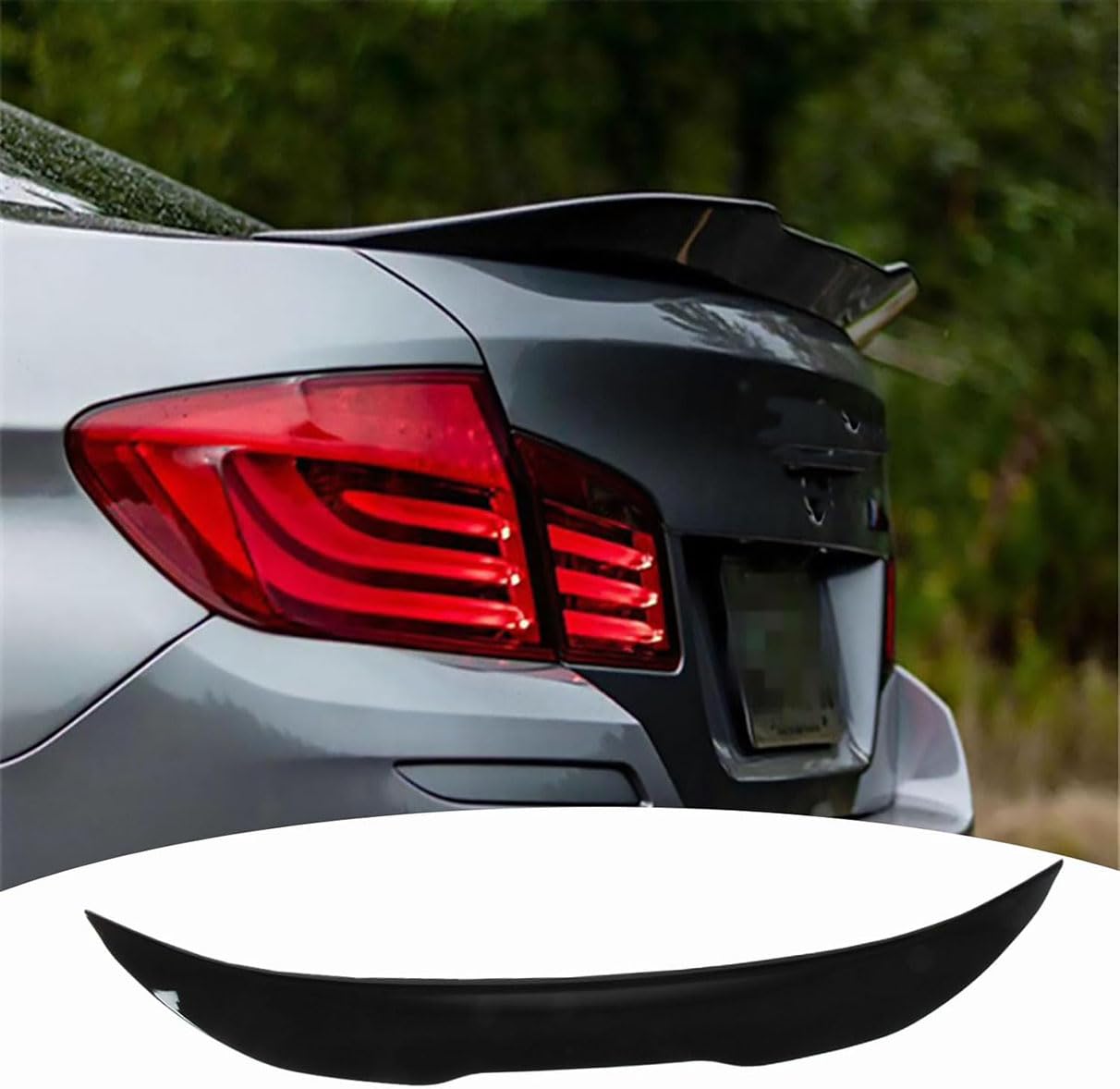 Coche Alerón Trasero para BMW 5 Series F10 520d 525d 530d 535d 523i 535i M5 2010-2016 PSM Style,Difusor de Parachoques Estilo Deportivo decoración del alerón Trasero Accesorios