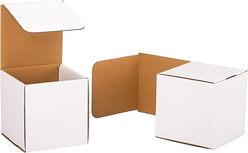 Miniatura 7 de YUSHYIJIE Cajas de envío resistentes de 6 x 6 x 6 pulgadas para pequeñas empresas, cajas de cartón corrugado de 6 x 6 pulgadas para embalaje,