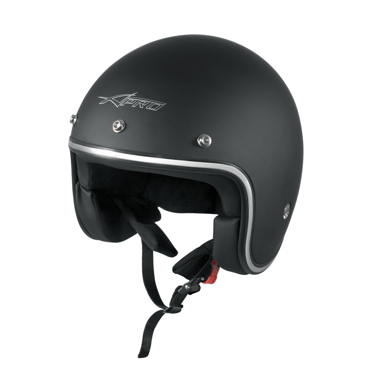 Casco Moto Jet Omologato ECE 22-06 Nero Opaco taglia S