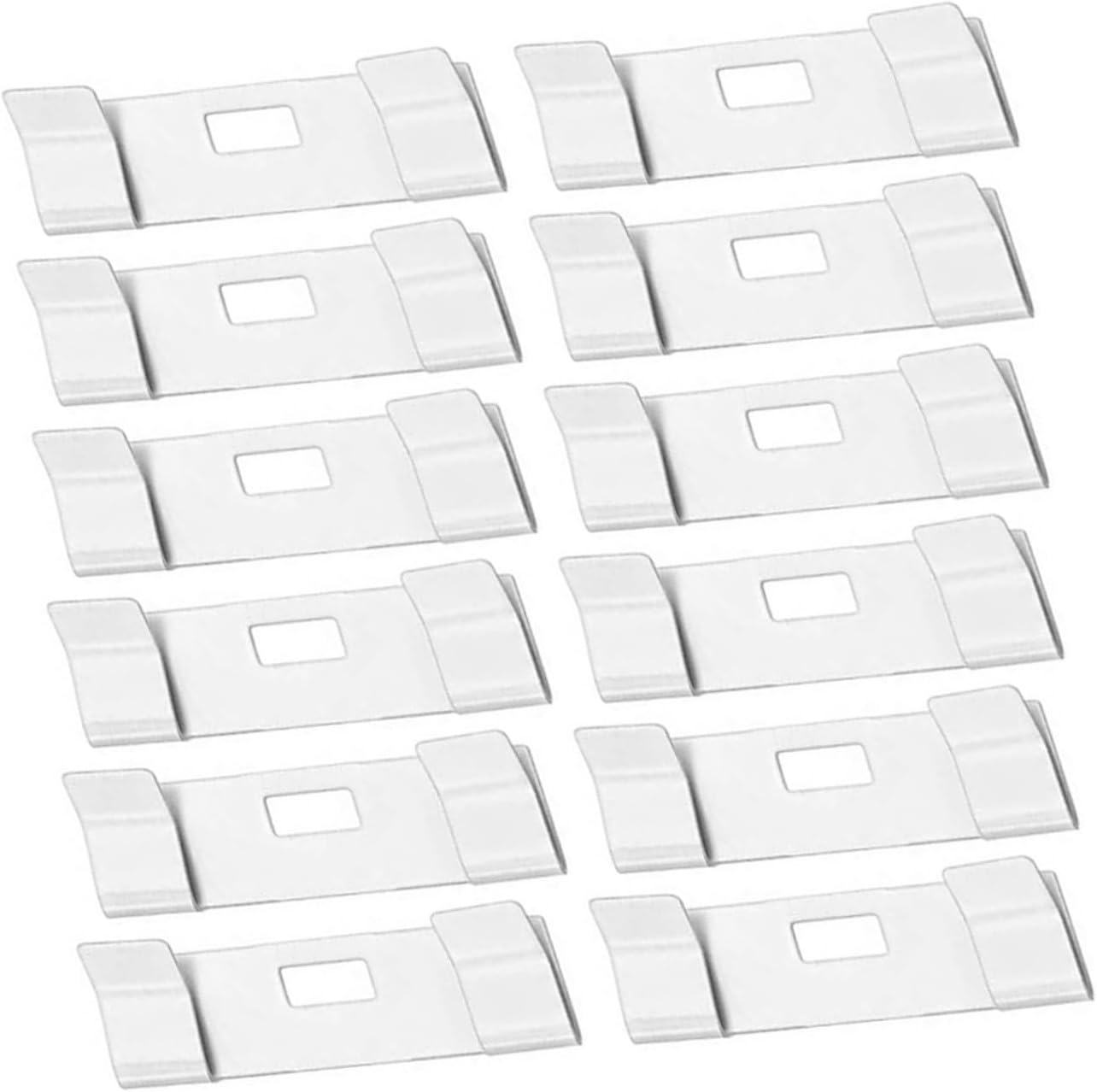 Zerodeko 24pcs Vertical Blind Repair Tabs Easy to Install Vane Savers for Window Blinds Replacement Slats High-Strength Clips Resistant Accessories