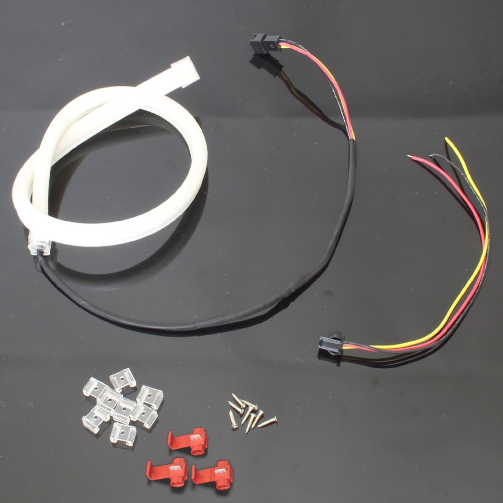 Amazon | 汎用 シリコンチューブ LED ライト ホワイト 45cm | LED