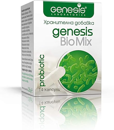 Miniatura 7 de Genesis Biomix Probiótico con Lactobacillus y Bifidobacterium Cepas 14 Cápsulas de 240 Mg- Paquete de Viaje