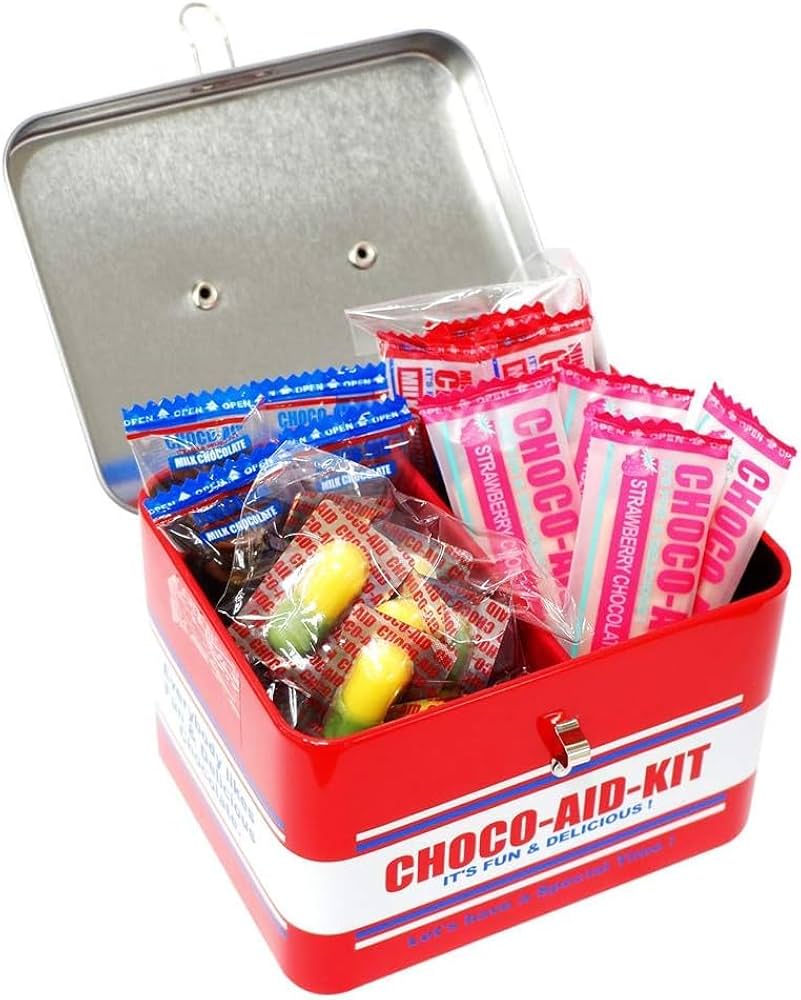 Amazon.co.jp: チョコエイド エイドボックスティン 缶入り 2個セット