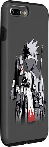 Vista 42 de iPhone 11 Naruto Shippuden Anime con Kakashi Hatake y Team 7 Case