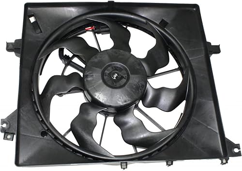 Para Kia Forte Koup - Conjunto de ventilador de radiador 2014 2015 2016 1.6 L Turbo Motor para KI3115150  25380 A7000