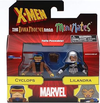 Marvel Minimates Series 81 Dark Phoenix Saga Cyclops & Lilandra
