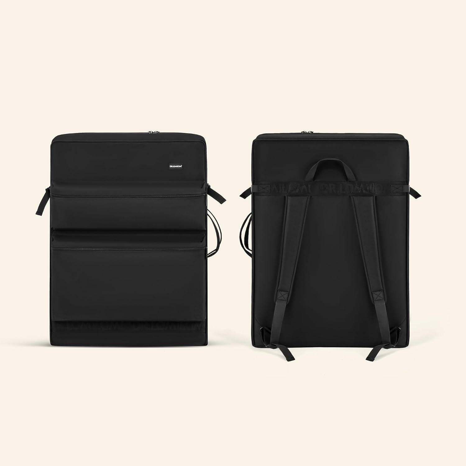 Backpack Carry Case for Portable Massage Tables, Waterproof Travel Bag with Storage Pockets, 28" W x 8" D x 35.5" H