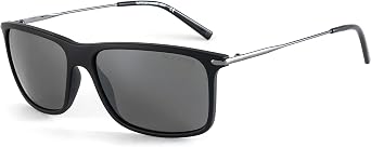 Sundog Eyewear Premium Sunglasses للرجال - Snap - UV Protection تقنية العدسة المميزة - مناسبة تمامًا للجولف وصيد الأسماك والأزياء والشاطئ والمشي لمسافات طويلة والطيار ونظارات القيادة - معبد Gunmetal المظلم