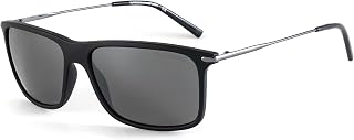 Sundog Eyewear Premium Sunglasses for Men - Snap - UV Protection Featured Lens Technology - Great Fit for Golf, Fishing, Fashion, Beach, Hiking, Aviator and Driving Glasses - Dark Gunmetal Temple