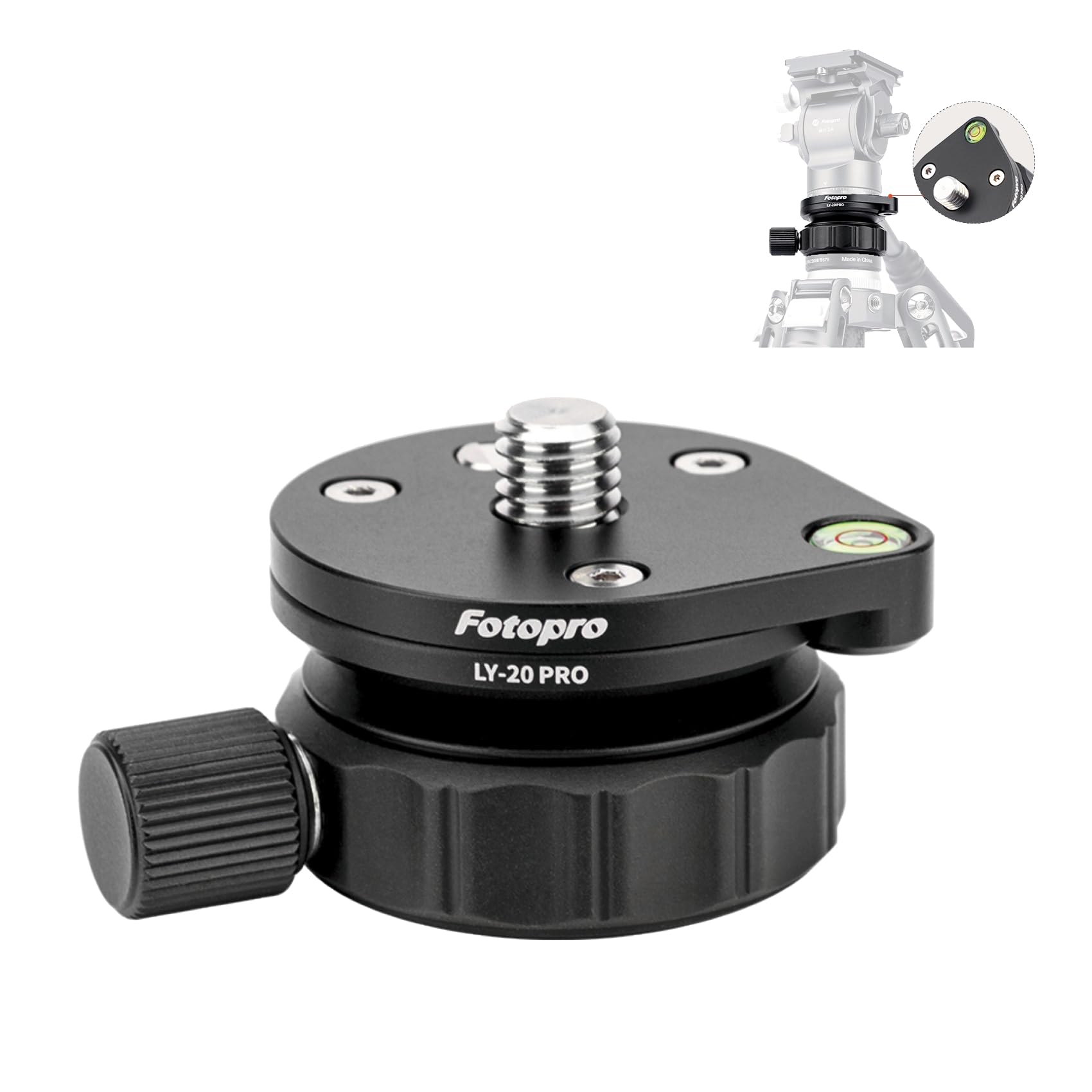Fotopro LY20 PRO Trípode Speedy Mini base de nivelación universal horizontal para cámara réflex digital
