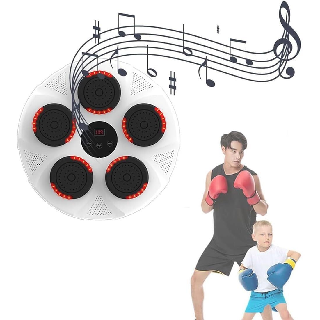 Machine de boxe musicale murale pour la libération du stress à la maison au quotidien