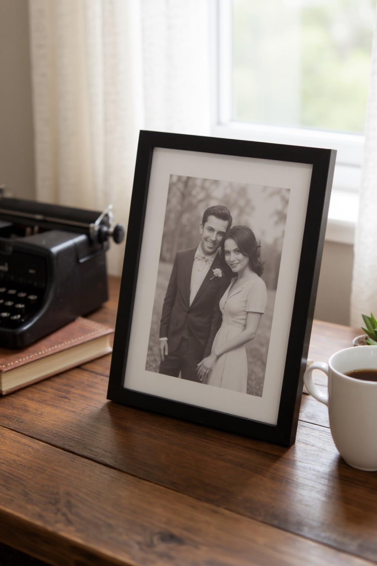 Emores Ahşap Resim Çerçevesi 4'lü Set Halinde 15 x 20 cm boyutunda