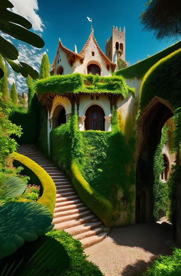 Affiche nature verte SERENDIPITP 58x90 cm art mural