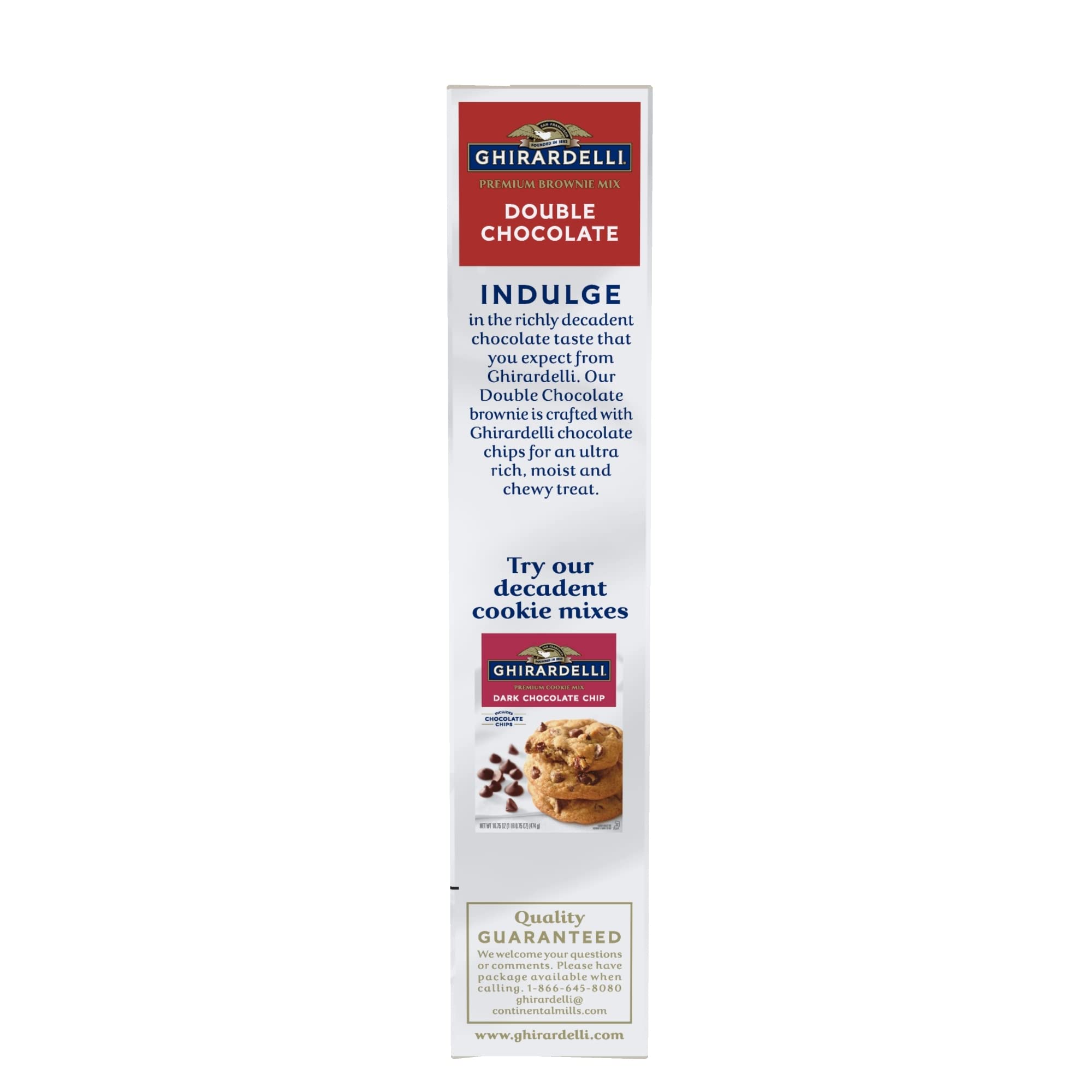 Ghirardelli Double Chocolate Brownie Mix, 18-Ounce Boxes (Pack of 6)